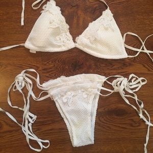 White Lace Bikini